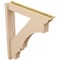 Ekena Millwork 6-in W x 34-in D x 40-in H Balboa Trad Rough Cedar Woodgrain TimberThane Outlooker, Primed Tan OUTUR060X34X40BOA04RCPR - alternate 3